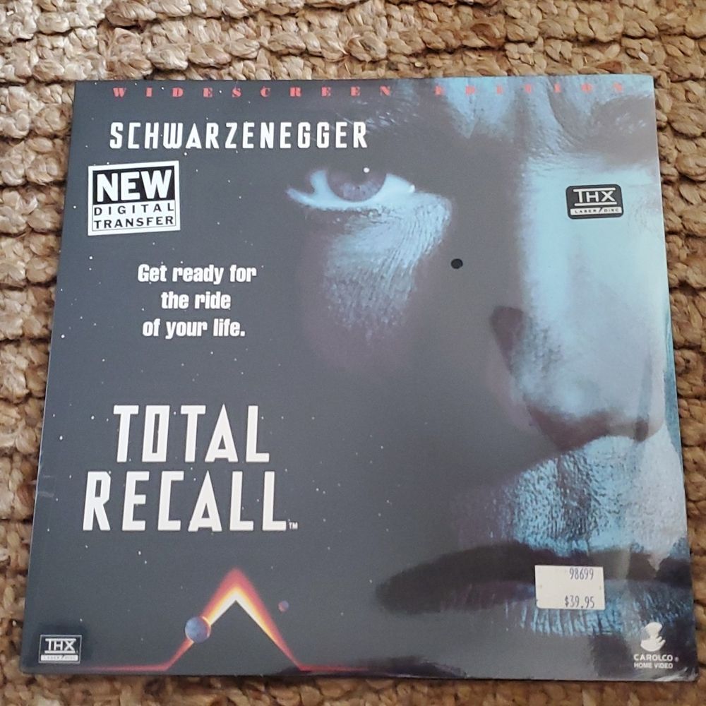 Total Recall Laser Disc Movie 1990 NEW and SEALED
